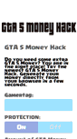 Mobile Screenshot of gta5moneytool.com